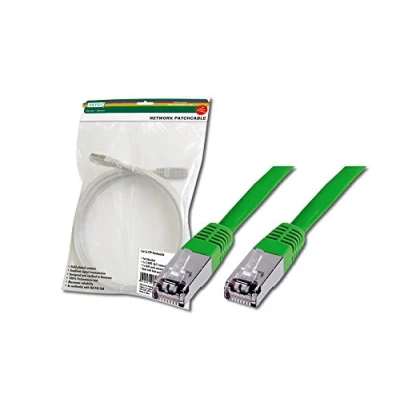 Afbeelding van Digitus DK 1531 005/G RJ45 Netwerkkabel, patchkabel CAT 5e SF/UTP 0.50 m Groen 1 stuk(s)