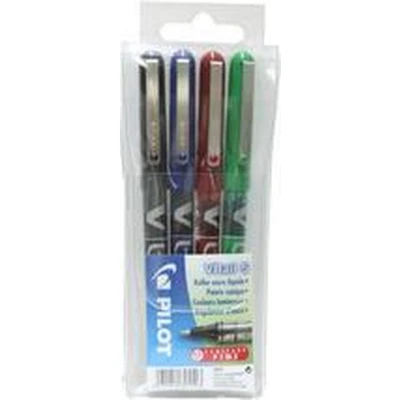 Afbeelding van PILOT rollerbalpen VBALL VB 5, set van 4