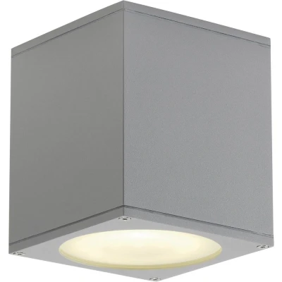 Afbeelding van SLV 229554 Big Theo Buitenplafondlamp Halogeen, LED GU10 75 W Zilver grijs