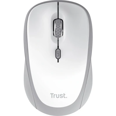 Afbeelding van Trust Yvi+ Multi Draadloze Muis Bluetooth &amp; USB ontvanger Compact Stil Wit