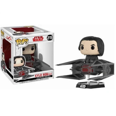Afbeelding van Pop Star Wars E8 Tie Fighter with Kylo Ren Vinyl Figure