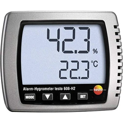 Afbeelding van testo 608 H2 Luchtvochtigheidsmeter (hygrometer) 2 % Hrel 98 Dauwpunt/schimmel waarschuwingsweergave