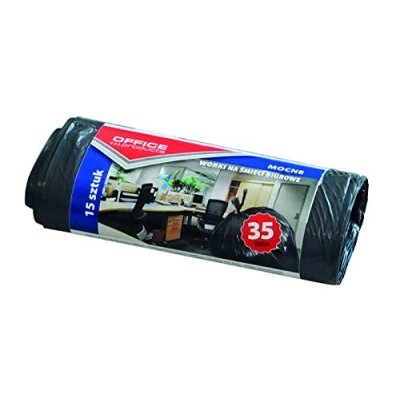 Afbeelding van Office Products 22021218 05 vuilniszakken, van scheurbestendig LDPE, 35 l, 15 stuks