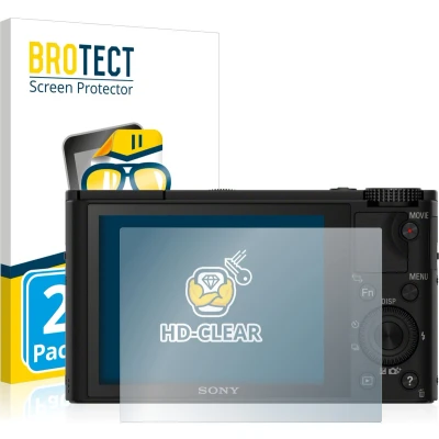 Afbeelding van BROTECT Screenprotector voor Sony Cyber Shot DSC RX100 Folie Beschermfolie transparant (2 Stuks)