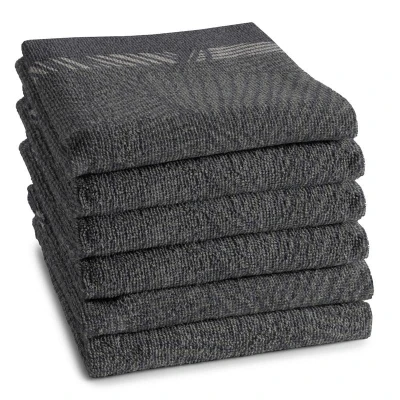 Afbeelding van DDDDD keukendoek Barrier 50x55cm Antraciet 6 stuks