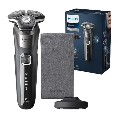 Afbeelding van Philips SHAVER 5000 Series Elektrisch Scheerapparaat 100% waterdicht Steel Precision mesjes S5579
