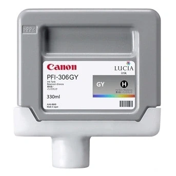 Image de Canon PFI 306 GY gris originale réservoir d&#039;encre