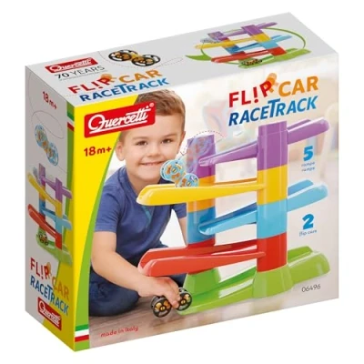 Afbeelding van Quercetti Racebaan met Flip Auto&#039;s, 7dlg.