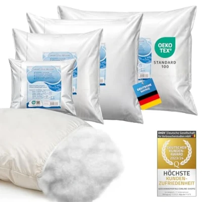 Afbeelding van Vulwatten voor kussens; zacht polyester, vulmateriaal; kussenvulling pluche dieren en doe het zelf; Oeko Tex gecertificeerd (0,25 kg)