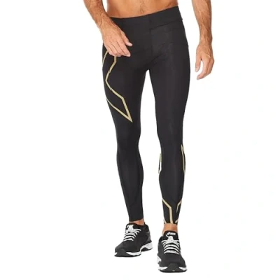 Afbeelding van 2XU Light Speed Compression Tights Hardloopbroek lang Compressieondersteuning voor adductoren, bilspieren, quadriceps, hamstrings en kuitspieren