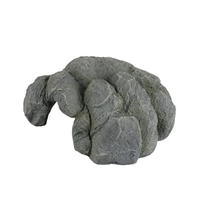 Afbeelding van Terra Della Natuurlijke Decoratie Reptielen Reptielengrot S 19x19x8,5cm Antraciet 1st