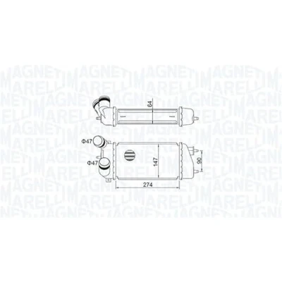 Afbeelding van Magneti Marelli Interkoeler 351319205240