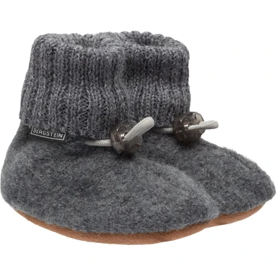 Afbeelding van Bergstein Cozy Baby Sloffen Unisex Junior Grey Maat 18/19