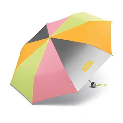 Afbeelding van Scout Kinderparaplu zakparaplu schooltas paraplu met grote reflectievlakken en krachtige kleuren extra licht veiligheid, multicolor