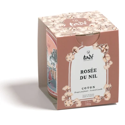 Afbeelding van Tadé Rosée Du Nil Katoen Geurkaars 180GR