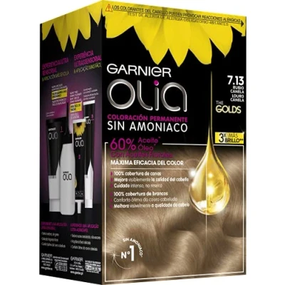 Afbeelding van Olia Coloracion Permanente #7.13 Rubio Canela 4 pz