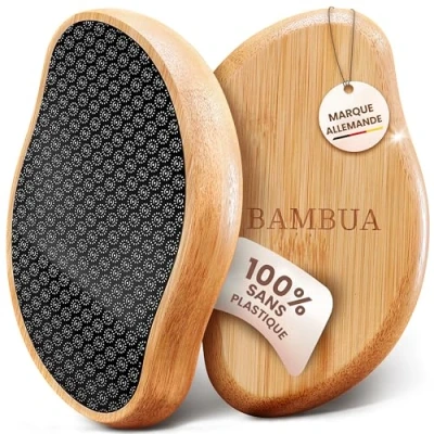 Afbeelding van BAMBUA Eeltverwijderaar, 100% anti eelteffect eelt verwijderen voet voor voetverzorging mooie voeten effectief nano glas professionele pedicure premium eeltvijl (zwart)