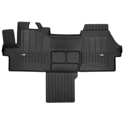 Afbeelding van M MOTOS Rubberen vloermatten voor Citroen Jumper II 2006 2016 Verbeter je reiscomfort met de zwarte antislipmat auto 3D automat alle weersomstandigheden, bescherming tegen vuil