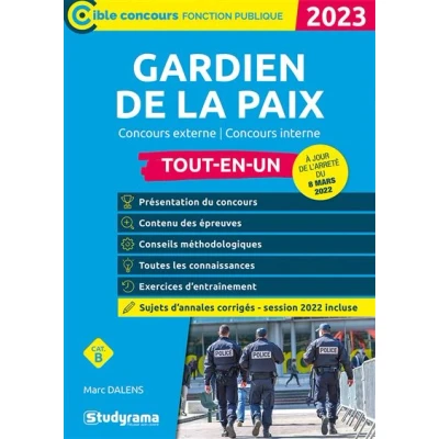Image de Gardien de la paix Tout en un (Catégorie B Concours 2023)