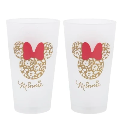 Afbeelding van Minnie Mouse Glazen 2 stuks 490ml