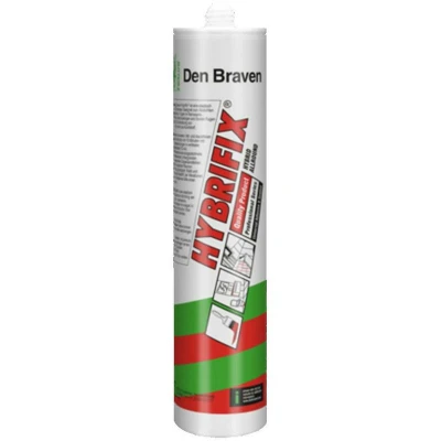 Afbeelding van Zwaluw Hybrifix 290ml Bruin Den Braven