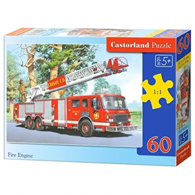 Afbeelding van Fire Engine Legpuzzel 60 Stukjes