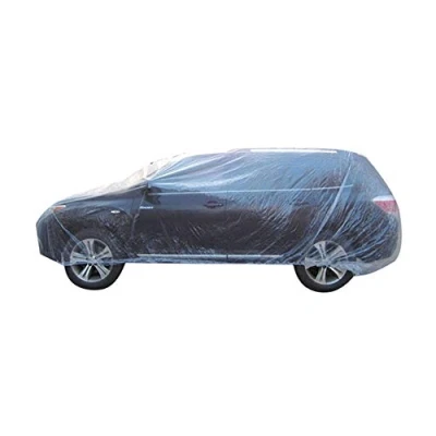 Afbeelding van Mintice Transparante wegwerp kunststof autohoezen universele regen stof garagehoes waterdicht tijdelijke opslag 4,8 m x 7,5