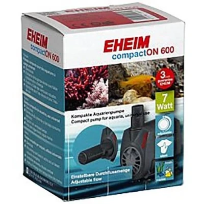 Afbeelding van Eheim Pomp Compacton 600 Filterpomp 9.7x12x7.4 cm 250 l Zwart l/h