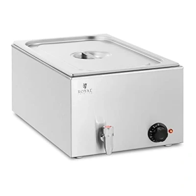 Afbeelding van Royal Catering Bain Marie 600 W 1 GN 1/1 Aftapkraan