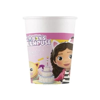 Afbeelding van Gabby&#039;s Dollhouse Bekers 200ml 8 stuks