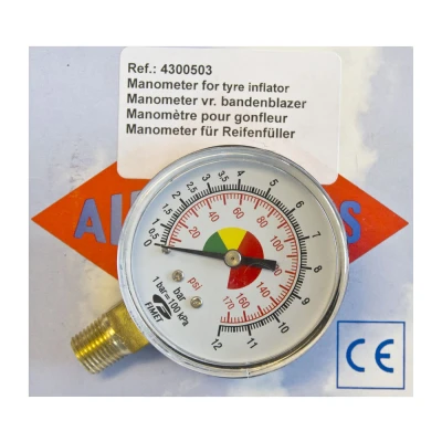 Afbeelding van Airpress blister met manometer 63 mm
