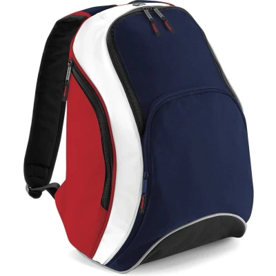 Afbeelding van Bagbase Teamwear Rugzak French Navy/Classic Red/White 21 Liter