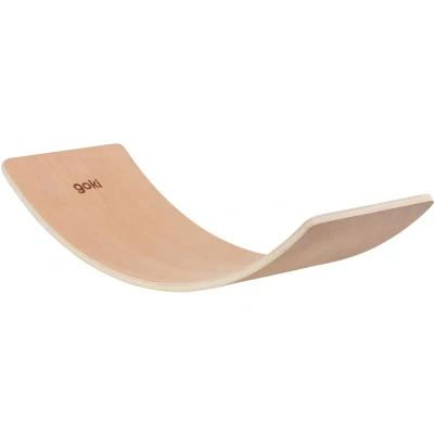 Afbeelding van Goki Houten Balansbord Halve Maan Naturel, 82cm