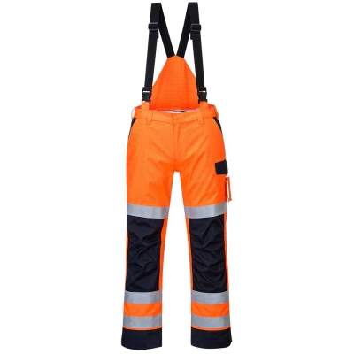 Afbeelding van Regenbroek multinormen Arc Modaflame Blauw/oranje MV71 Portwest