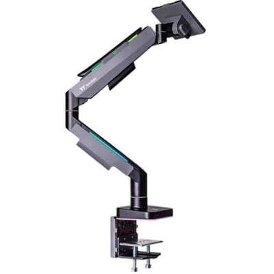 Afbeelding van Thermaltake GEA Single RGB Gaming Monitor Arm Black Monitorbeugel 124,5 cm (49) Grijs, Zwart