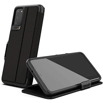 Image de Gear4 Oxford Eco Étui à rabat pour téléphone portable polycarbonate, D3O, polyuréthanne thermoplastique (TPU) noir 6.2&quot; Samsung Galaxy S20, S20 5G