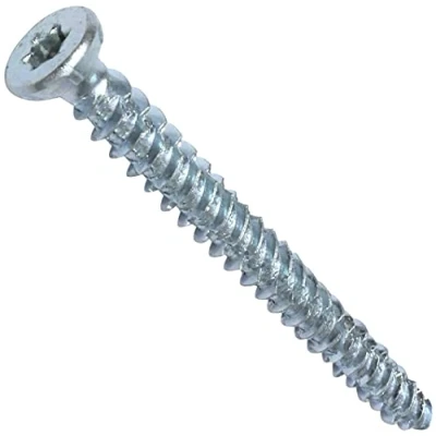 Afbeelding van AERZETIX C48383 100 stuks ankerschroeven direct voor verzonken kop van beton Ø 7,5 x 82 mm Steruitsnede T30 Directe bevestiging zonder pluggen