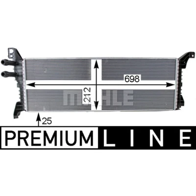 Afbeelding van MAHLE ORIGINAL CIR 9 000P Lage temperatuurkoeler, intercooler