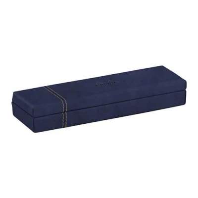 Afbeelding van RHODIA 194519C stofdoek in nachtblauw 21 x 5,5 3 cm buitenkant van kunstleer collectie Home Office Rhodiarama organisatie voor kantoor en opslag design