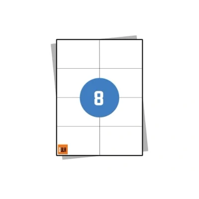 Afbeelding van DULA Etiketten Stickervellen A4 8 stickers per vel 105 x 74 mm 100