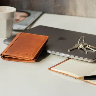 Afbeelding van The Chesterfield Brand Ethel RFID Billfold cognac Heren portemonnee