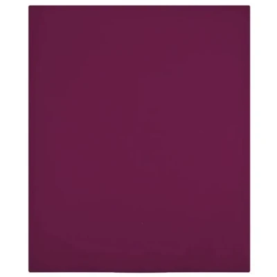 Afbeelding van Hoeslakens 2 st jersey 100x200 cm katoen bordeauxrood
