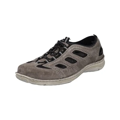 Afbeelding van Josef Seibel Anvers Sportieve veterschoenen, Heren, Maat: 41, Grey Leer