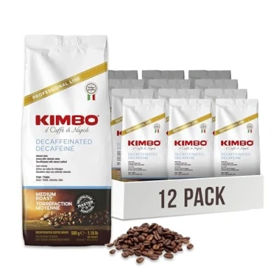 Afbeelding van Kimbo Decaffeinato koffiebonen 500 gram