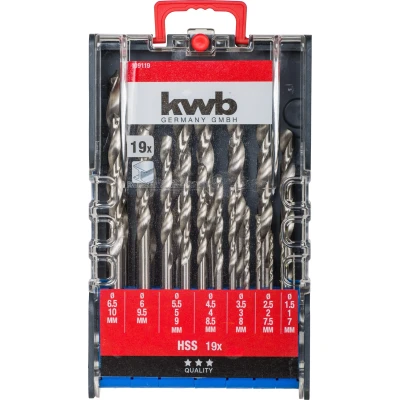 Afbeelding van KWB HSS Metaalborenset 19 delig