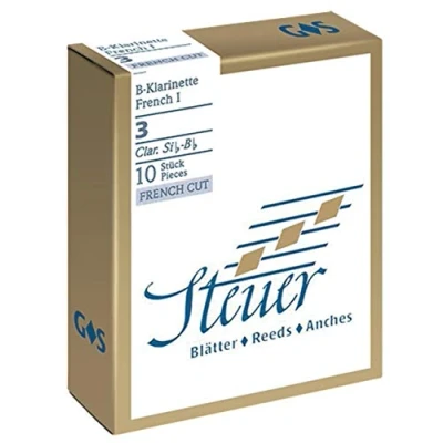 Afbeelding van Steuer Bb Klarinet Rieten White Line French 1 3.5 10 Stuks Verpakking