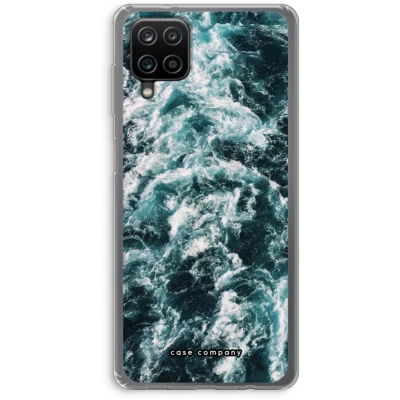 Afbeelding van hoesje geschikt voor Samsung Galaxy A12 Zee golf Soft Cover Telefoonhoesje Bescherming aan alle Kanten en Schermrand