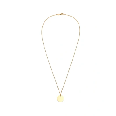 Afbeelding van Elli Basic Ketting goldcoloured, Dames, Maat: 45, Gold coloured