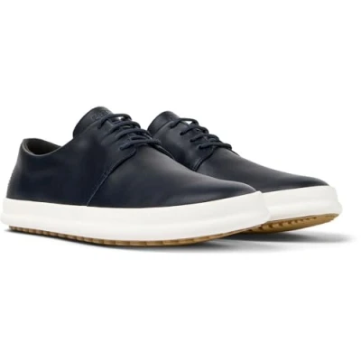 Afbeelding van Camper Chasis Sportieve veterschoenen, Heren, Maat: 43, Marine Leer
