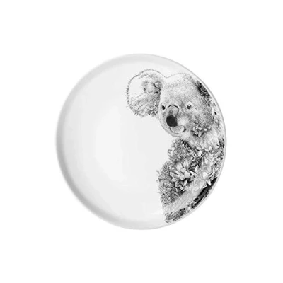 Afbeelding van Maxwell Williams Marini Ferlazzo, zwart/wit, fijn porselein, 20 cm plat